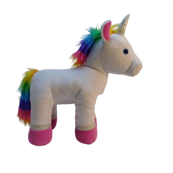 Build A Bear Magic Shimmer Unicorn 14" Plush Stuffed Animal - Picture 1 of 9